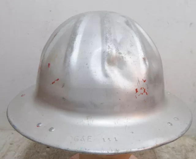 B.F. McDONALD CO Los Angeles  Aluminum Hard Hat No Liner Oklahoma (OG&E)