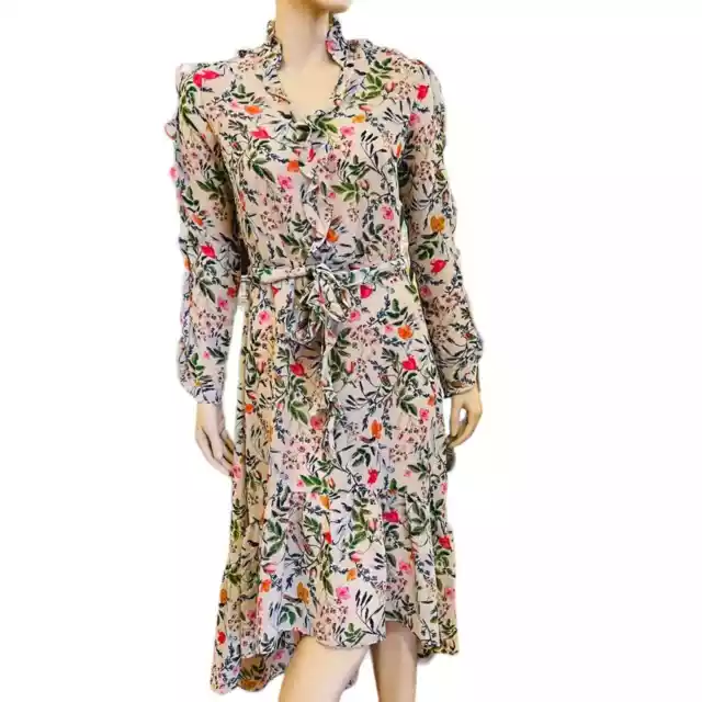 NWT Julia Jordan Ruffles Floral Midi Dress Size 4 New with Tag in good condition 3