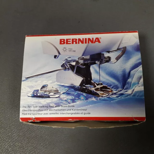 Bernina Two Sole Walking Foot With Seam Guide & Extra Bits Part No 008 969 7100