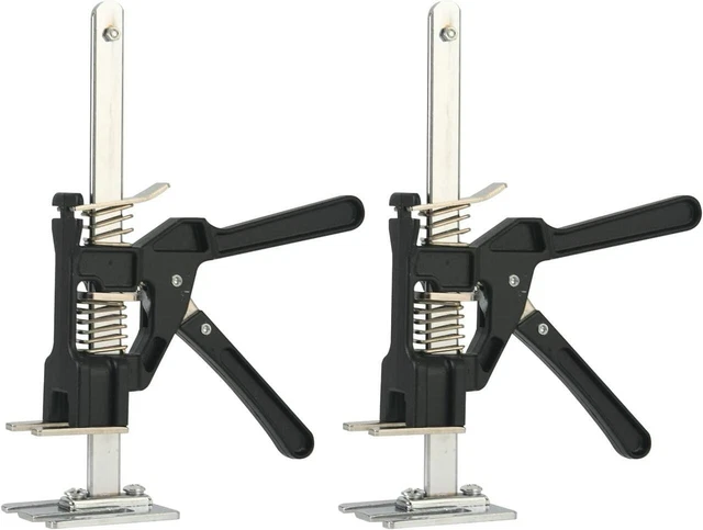 Un set piattaforme elevatrici manuali per cartongesso 220kg 2 pezzi