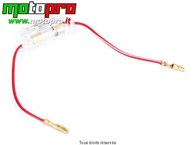 FUS020 Porta Fusibile Universale X10pz Trasparente + FUS007 x10