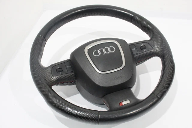 Audi A4 Cabriolet 8H B7 S-Line Volante Tiptronic in pelle nera forata