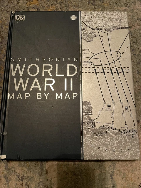 WORLD WAR II Map by Map by DK: New £27.36 - PicClick UK