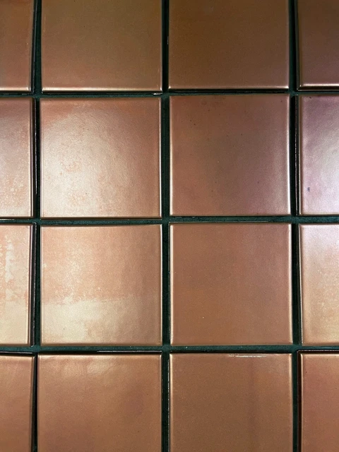 Copper 4x4* Tile Iridescent 100 Square Feet Wall Ceramic Summitville C#IR35