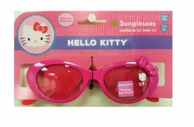 SANRIO HELLO KITTY kids Shatter resistant Sunglasses Ages3+ UV protection 100%