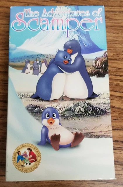 ADVENTURES OF SCAMPER the Penguin VHS Video Tape Children Anime Enoki ...