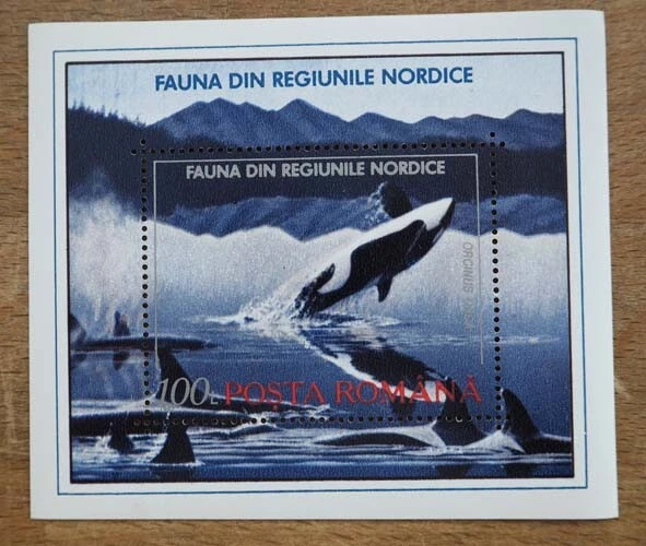 1992 Rumänien; 500 Blocks nordische Tiere, postfrisch/MNH, Bl. 278, ME 750,- 2