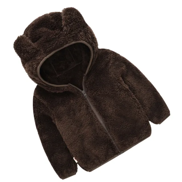 Cappotto con cappuccio in pelliccia bambino bambini cappotto di pelliccia cappotto invernale tenere al caldo