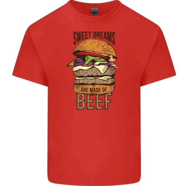 T-shirt divertente da uomo Food Sweet Dreams Are Made of Beef chef cucina barbecue 12