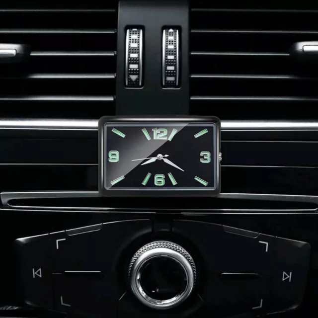 1x Mini Quartz Analog Watch Stick-On Clock Luminous For Car Interior Accessories 1x Mini Quartz Analog Watch Stick-On Clock Luminous For Car Interior Accessories