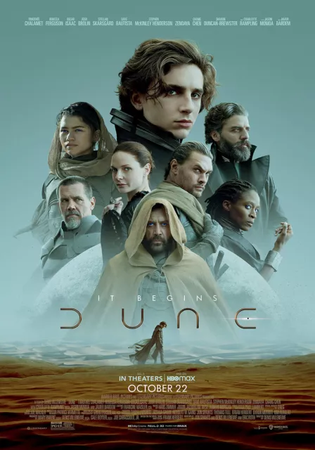 Dune (2021) Movie Affiche de cinéma Poster #241