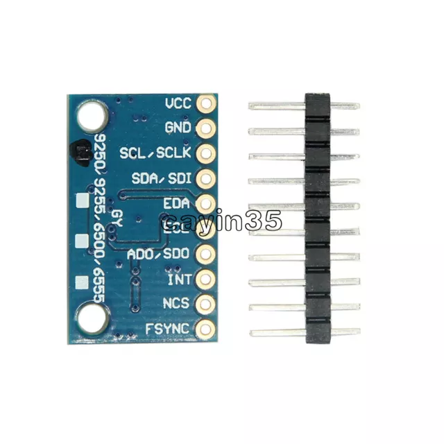 SPI/IIC MPU-9250 9-Axis Attitude +Gyro+AcceleratorSensor Module 2