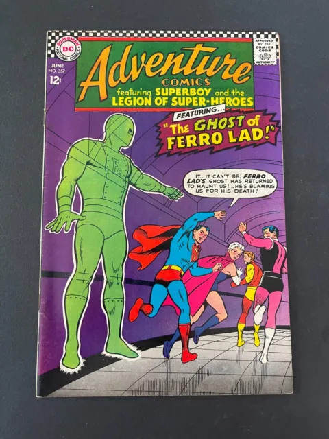 Adventure Comics #357 - 1st appearance of the Controllers (DC, 1967) Fine
