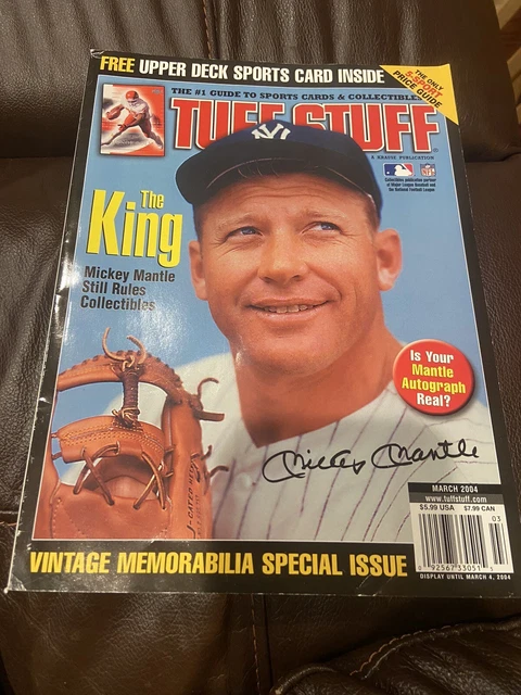 Mickey Mantle March 2004 Tuff Stuff Magazine New York Yankees