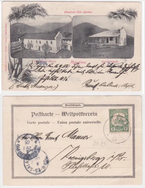 93324 Ak Mpapua Deutsch Ostafrika DOA Stempel Ujiji 1904