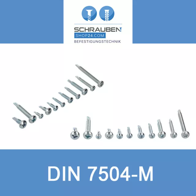 Bohrschrauben Edelstahl A2 Linsenkopf Din 7504 2,9-5,5 mm TORX Selbstschneidend