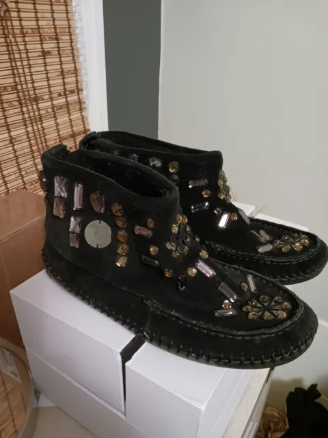 TORY BURCH moccasin bootie