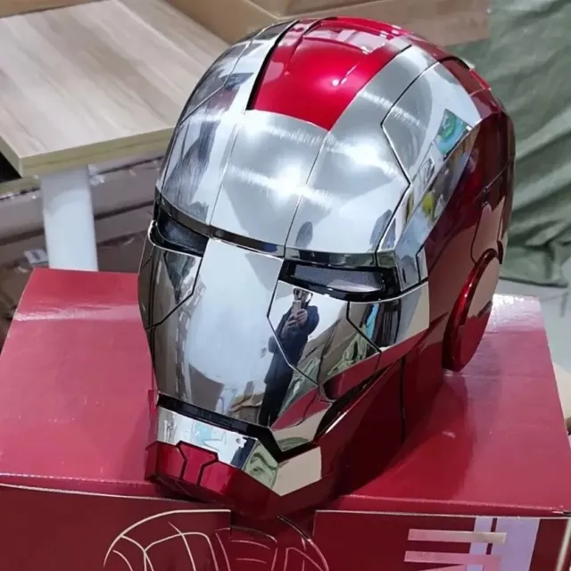 Autoking 1/1 Marvel Iron Man Mk5 Helmet Remote And Voice Control 2