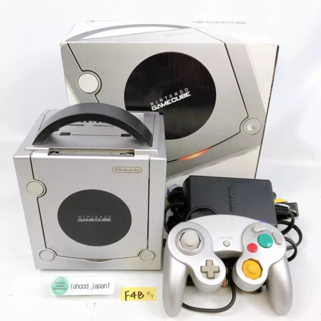 Nintendo GameCube silver BOX DOL-001 GC Console tested working japan Game Cube