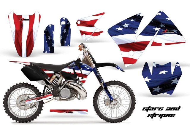 Dirt Bike Decalcomania Grafico Kit Adesivo Per KTM SX/XC / EXC/MXC 1998-2001