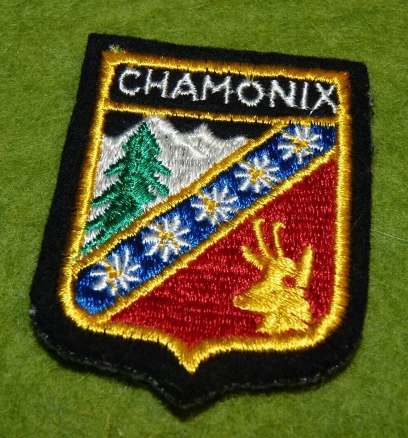 Écusson Brodé Ancien Ski Texas - Patch Vintage à Coudre