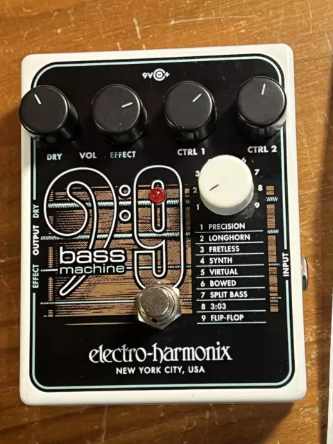 Electro Harmonix B:9 Bass Machine - Modulations Effektgerät für Gitarren, EHX B9