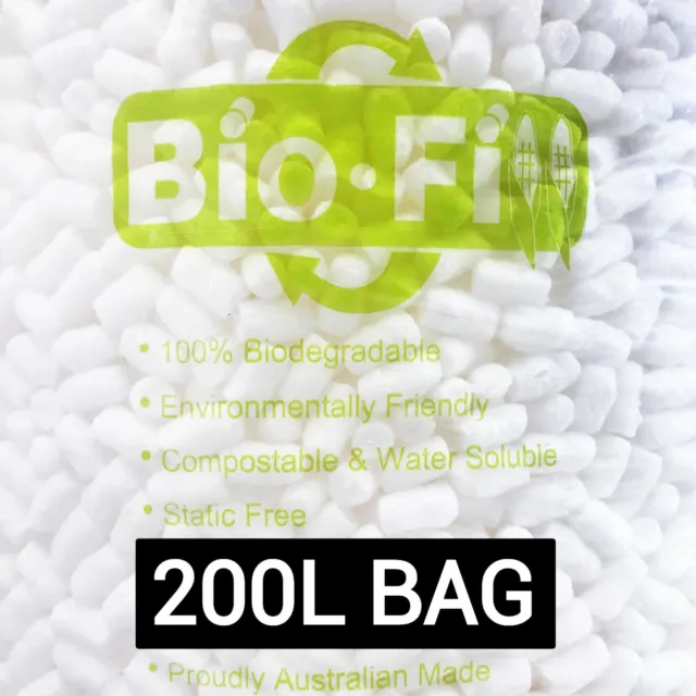 200 Litres Void Fill Packing Peanuts Bio Fill Cushioning Packaging Bag Biofill