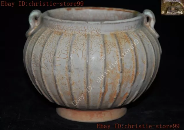 China Chinese dynasty Ding kiln Old porcelain Tanks Crock tank pot canister jar