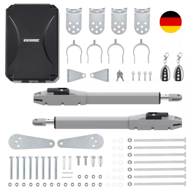 Drehtorantrieb Set für zweiflügeliges Tor bis 4m und 400 kg  SW20