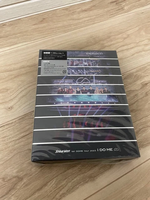 ＊未開封＊ Man 1st DOME tour 2023 i DO ME Amazon.co.jp: Snow Man 1st DOME tour 2023 i DO ME(DVD4枚組