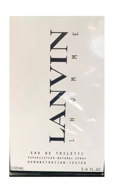 Lanvin L'homme Eau de Toilette for Men 3.4 oz / 100 ml Eau de Toilette Spray