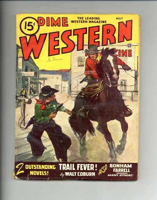 Dime Western Magazine Pulp May 1947 Vol. 49 #1 VG