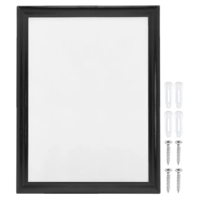 Front Loading Poster Frame Picture Frames Wall Mounting Snap A3 Frame, Black