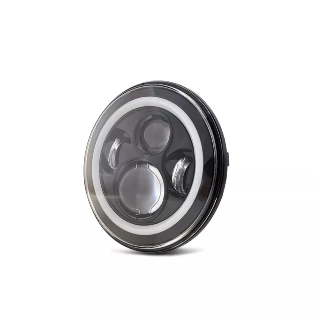 LED Scheinwerfer 7" kompatibel mit Harley mit E-Prüfzeichen DRL FS7 sw gebraucht