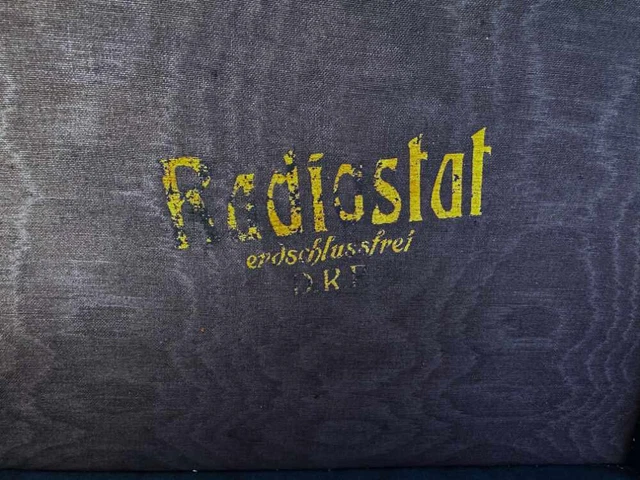 Hochfrequenz Gerät antik Radistad mit Aufsatz 3