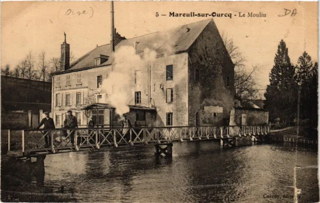 CPA AK MAREUIL on OURCQ-Le Moulin (424297)