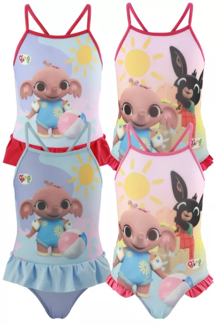 Bing Bunny - Bambina - Costume da Bagno Intero Mare Piscina - Prodotto Originale