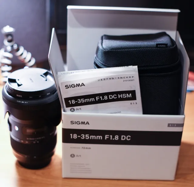 Sigma 18-35mm F/1.8 Art DC HSM Lens For Canon EF