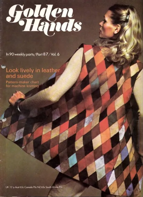 Golden Hands Craft Magazine Part 87 Crochet Knitting Patterns Retro Vintage 1970