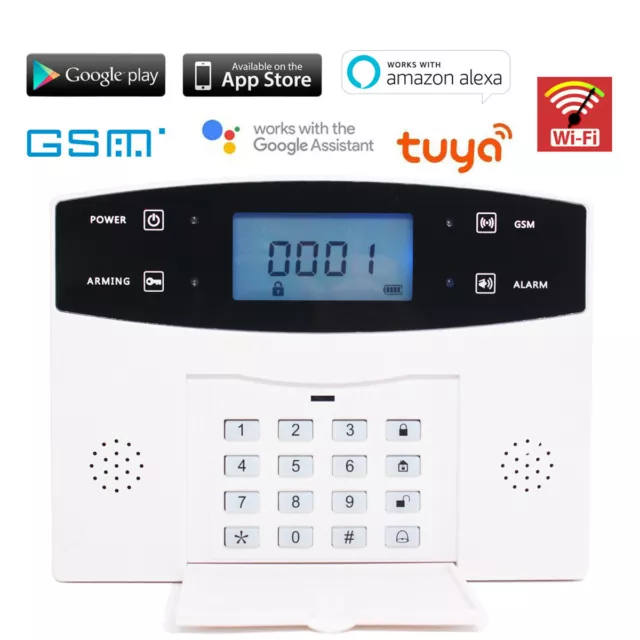 C31 WiFi IP APP GSM TUYA Wireless Home Security Alarm Burglar System Auto Dialer 2