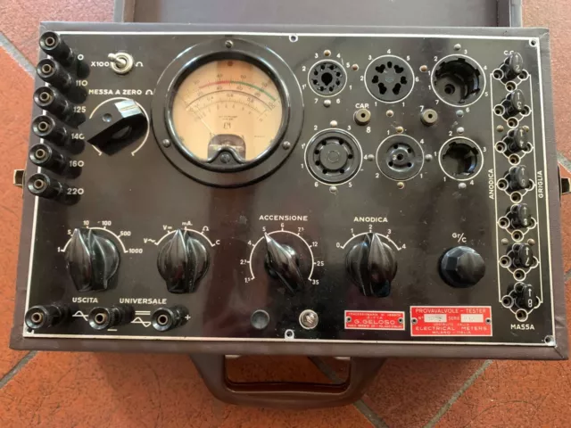 Provavalvole - Tester costruito dalla Elettrical Meters - Milano Anni 50 (?)