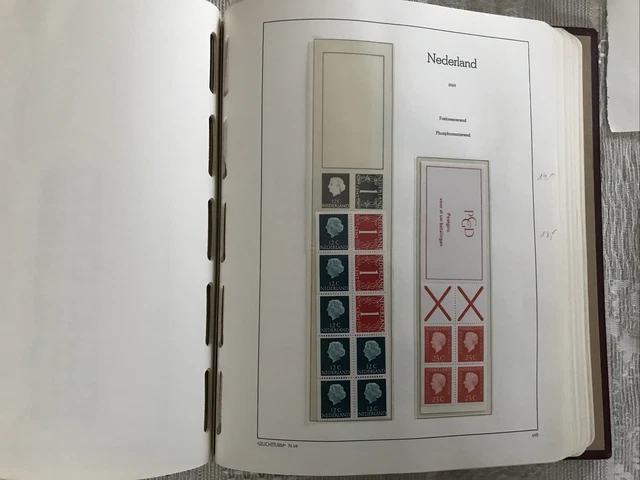 Sammlung Niederlande 1867 - 1984 postfrisch und gest. in  Leuchtturm-Vordrucken 11