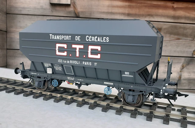 Wagon céréalier B. Richard Storione SNCF Ep IV O Rail 43 433024