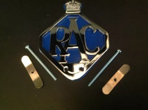 Rac-Car-Badge-bar-Badge-Chrome-Plate-Blue-Backing 18