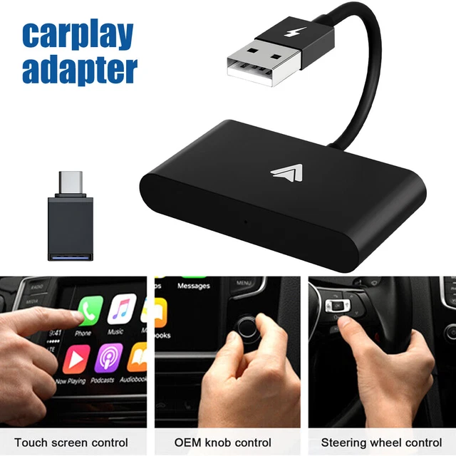 WIRELESS CARPLAY ADAPTER Android Auto Dongle Box USB Bluetooth Für