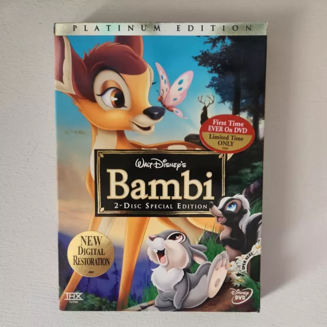 Bambi (DVD, 2005, 2-Disc Set, Special Edition/Platinum Edition)