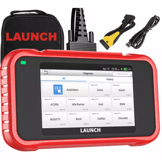 2024 Launch X431 CRP129E Valise Diagnostic Auto OBD2 Scanner TPMS EPB SAS ABS FR