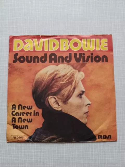 David Bowie – Sound And Vision / A new Career In A town 7" single ger 1977