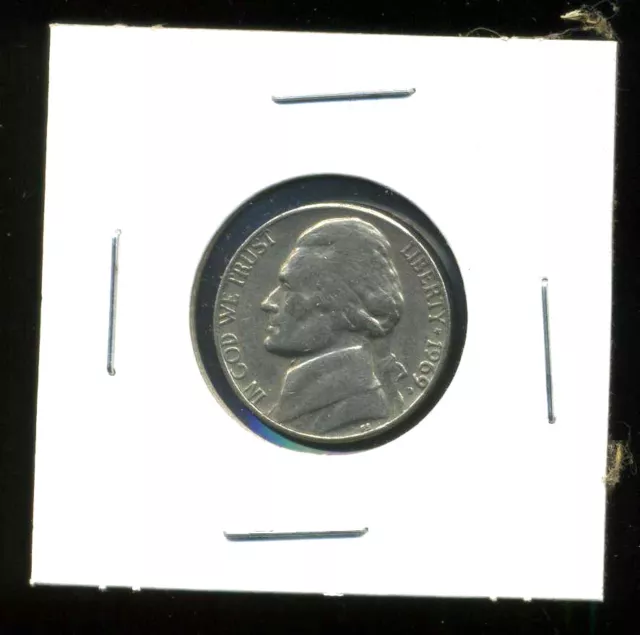1969 D Jefferson Nickel American U.S 5 CENT US Nice Old America Coin usa 1#7040