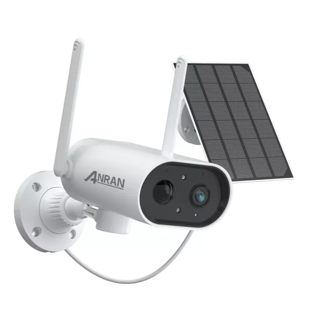 Solar Battery Powered Security Camera Wifi Outdoor 180° Pan Home System Wireless Solar Battery Powered Security Camera Wifi Outdoor 180° Pan Home System Wireless